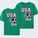 World Cup 2026 USA North America Soccer Supporters Fans Gift T-Shirt