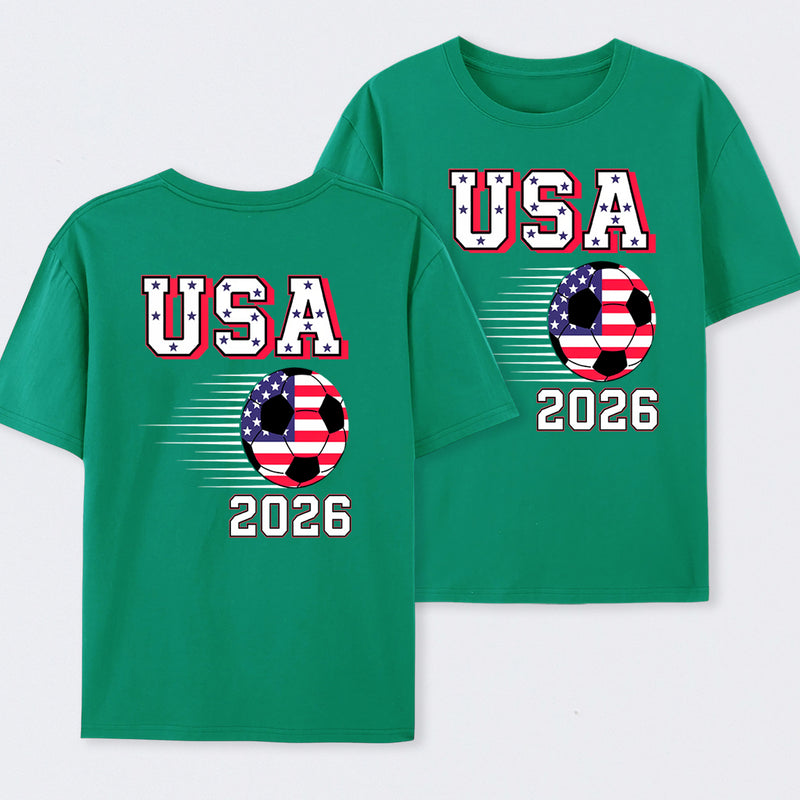 World Cup 2026 USA North America Soccer Supporters Fans Gift T-Shirt