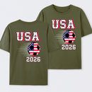 World Cup 2026 USA North America Soccer Supporters Fans Gift T-Shirt