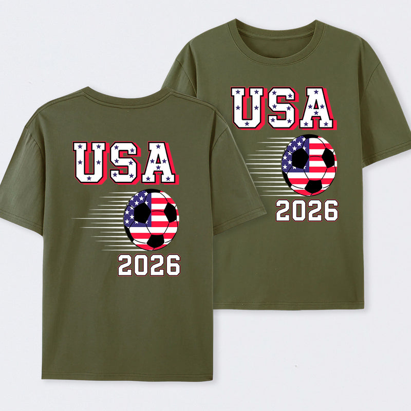 World Cup 2026 USA North America Soccer Supporters Fans Gift T-Shirt