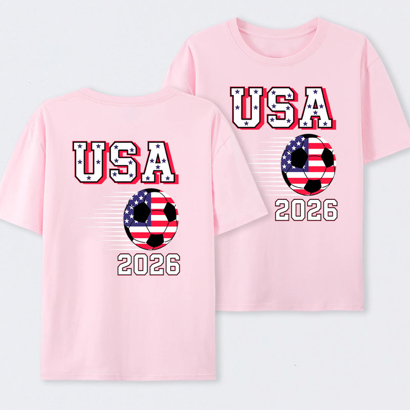 World Cup 2026 USA North America Soccer Supporters Fans Gift T-Shirt