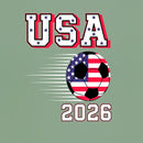 World Cup 2026 USA North America Soccer Supporters Fans Gift T-Shirt