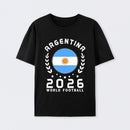 World Cup 2026 Argentina Football Fan Argentine Supporter T-Shirt