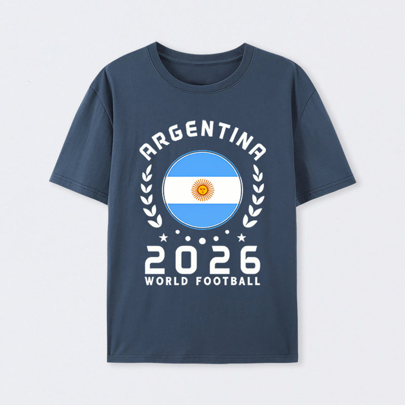 World Cup 2026 Argentina Football Fan Argentine Supporter T-Shirt