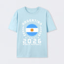 World Cup 2026 Argentina Football Fan Argentine Supporter T-Shirt