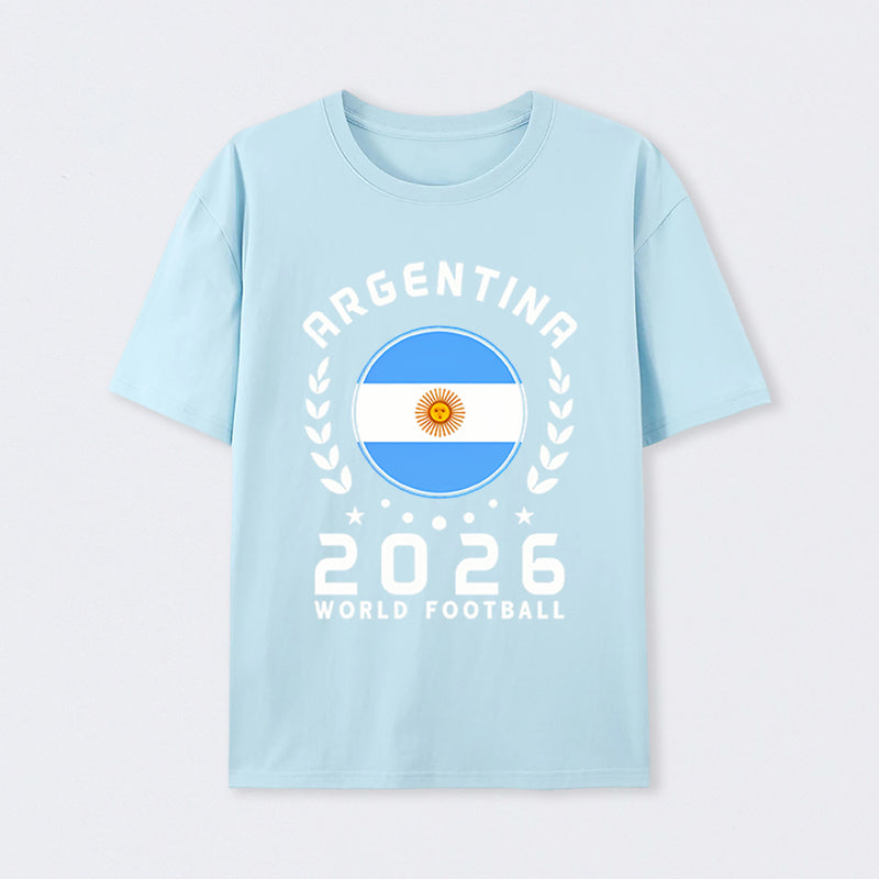 World Cup 2026 Argentina Football Fan Argentine Supporter T-Shirt