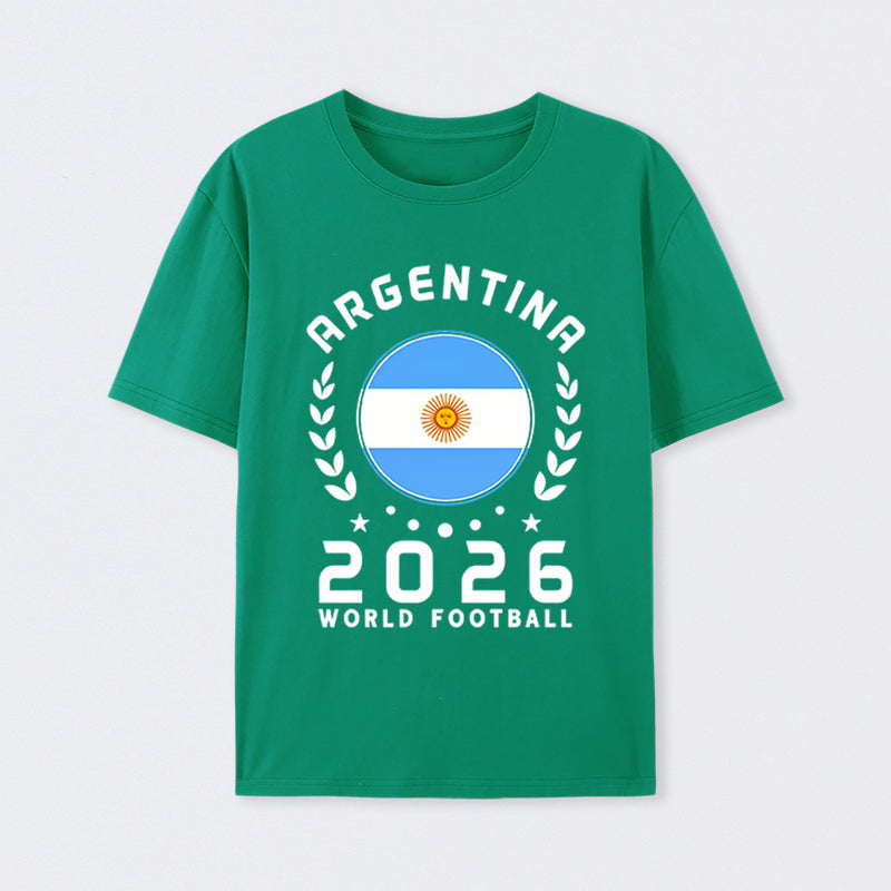World Cup 2026 Argentina Football Fan Argentine Supporter T-Shirt