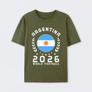 World Cup 2026 Argentina Football Fan Argentine Supporter T-Shirt
