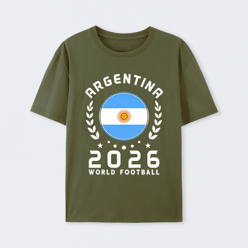 World Cup 2026 Argentina Football Fan Argentine Supporter T-Shirt