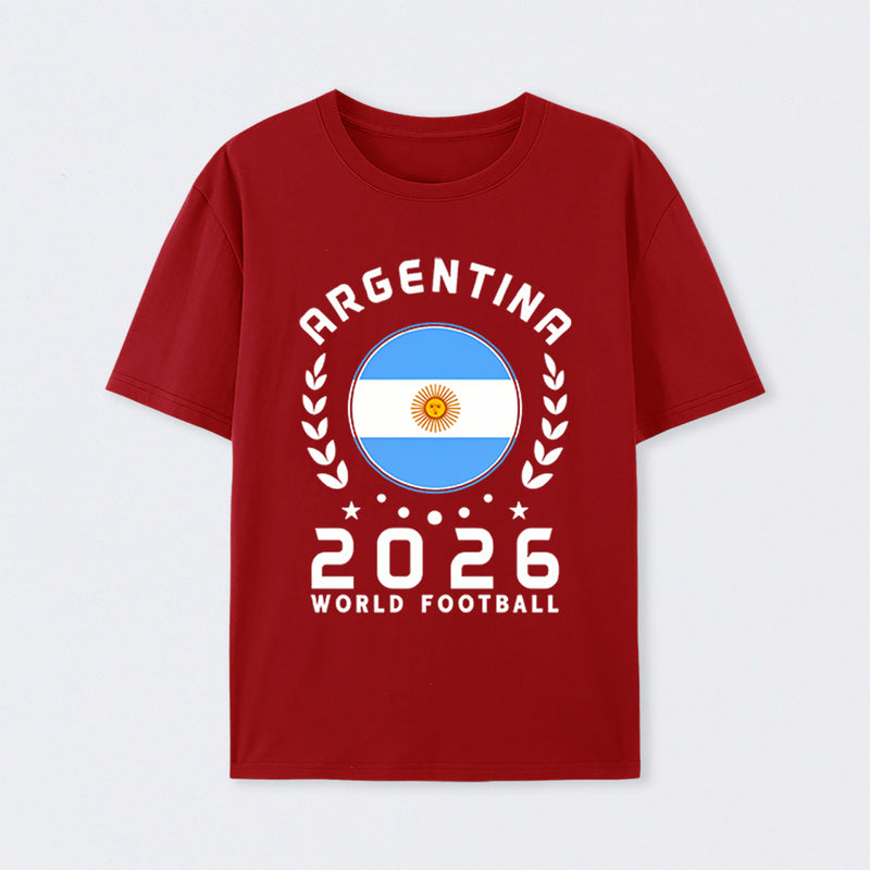 World Cup 2026 Argentina Football Fan Argentine Supporter T-Shirt