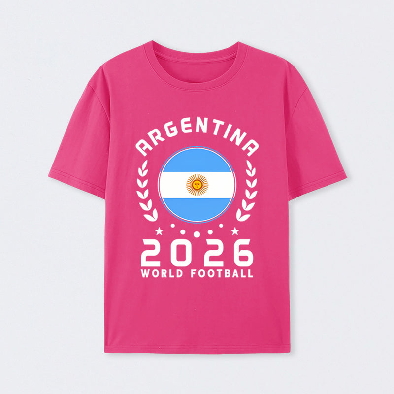 World Cup 2026 Argentina Football Fan Argentine Supporter T-Shirt