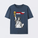 Statue of Liberty World Cup Trophy – USA 2026 Soccer Line Art Design T-Shirt