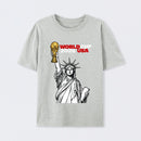 Statue of Liberty World Cup Trophy – USA 2026 Soccer Line Art Design T-Shirt