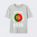 Portugal 2026 World Football Soccer Fan Design T-Shirt