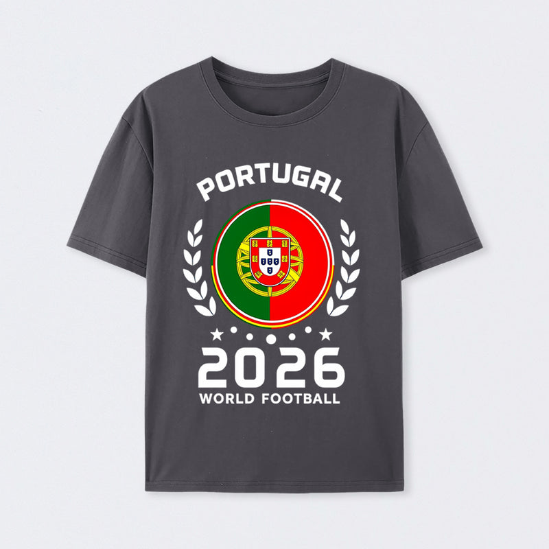 Portugal 2026 World Football Soccer Fan Design T-Shirt