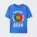 Portugal 2026 World Football Soccer Fan Design T-Shirt