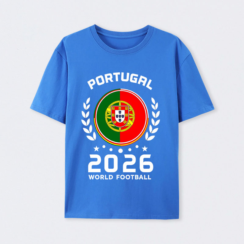Portugal 2026 World Football Soccer Fan Design T-Shirt