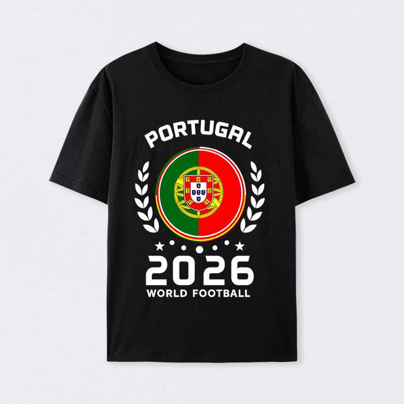 Portugal 2026 World Football Soccer Fan Design T-Shirt