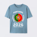 Portugal 2026 World Football Soccer Fan Design T-Shirt