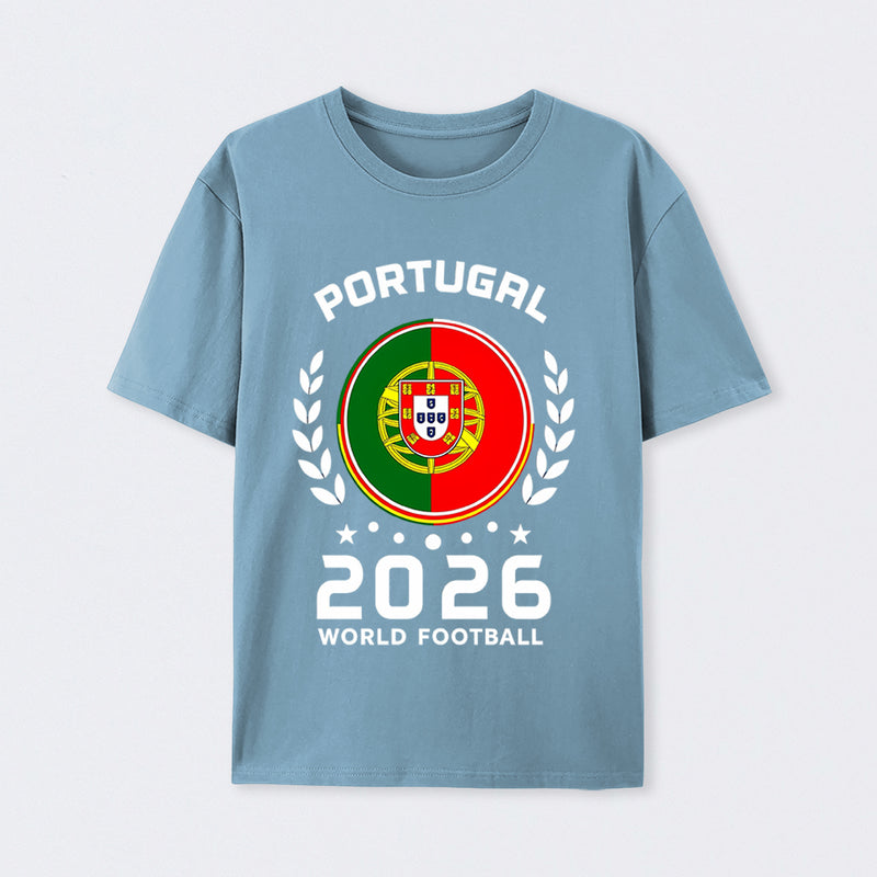 Portugal 2026 World Football Soccer Fan Design T-Shirt