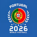 Portugal 2026 World Football Soccer Fan Design T-Shirt