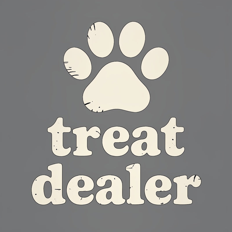 Treat Dealer Funny Dog Lover Quote Paw Humor T-Shirt