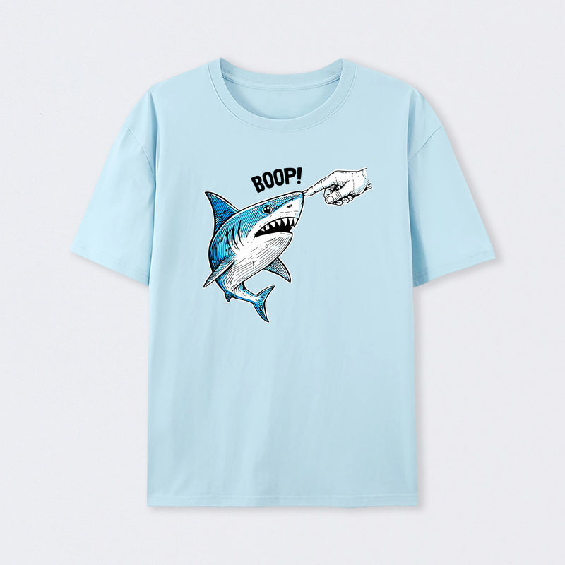 Boop Shark Meme - Funny Boop The Snoot Meme, Cute Ocean Animal Humor T-Shirt