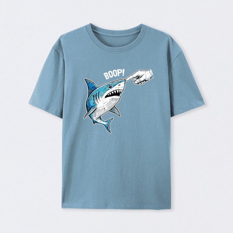 Boop Shark Meme - Funny Boop The Snoot Meme, Cute Ocean Animal Humor T-Shirt