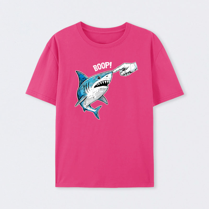 Boop Shark Meme - Funny Boop The Snoot Meme, Cute Ocean Animal Humor T-Shirt