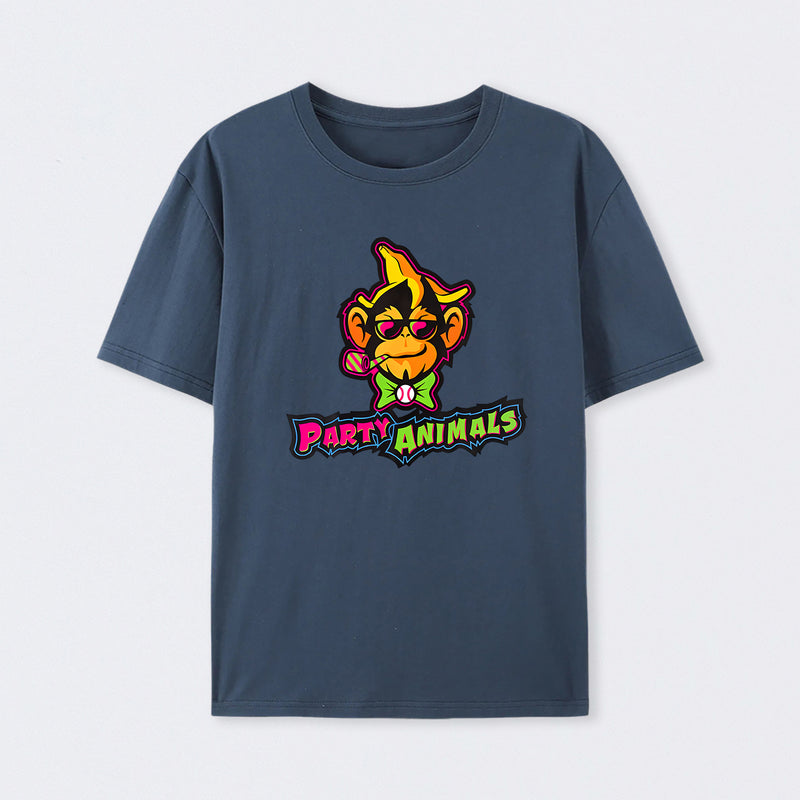 Party Animals Baseball Monkey T-Shirt