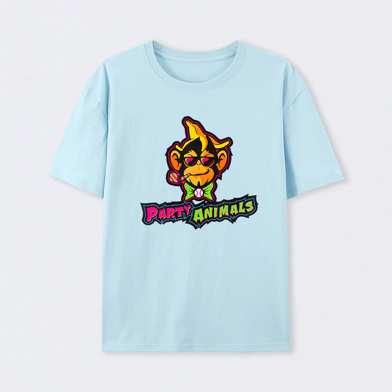 Party Animals Baseball Monkey T-Shirt