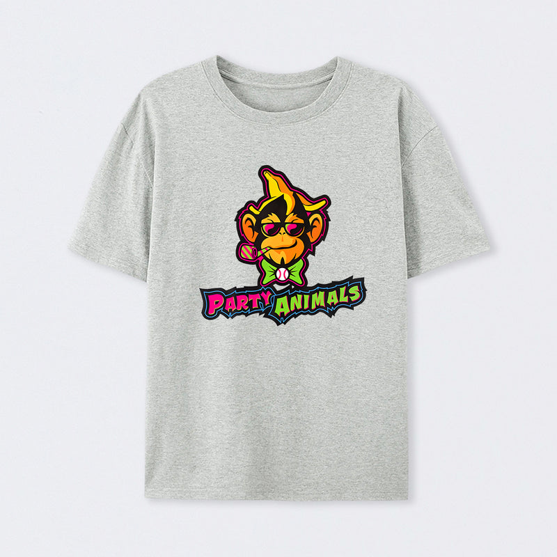 Party Animals Baseball Monkey T-Shirt
