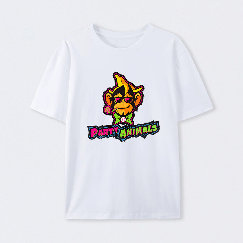 Party Animals Baseball Monkey T-Shirt