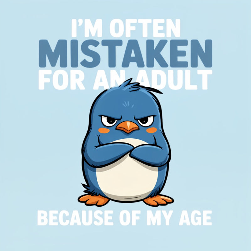 Penguin Often Mistaken For An Adult Because Of My Age T-Shirt
