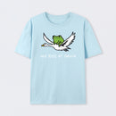 We Ride At Dawn Frog Frogcore Minimal T-Shirt