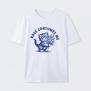 Rage Consumes Me Cat Flower Cute Cat Meme T-Shirt