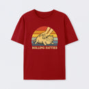 Cat Rolling Fatties Funny T-Shirt