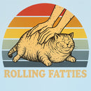 Cat Rolling Fatties Funny T-Shirt