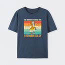 The Horrors Persist But I Remain Funny Retro Silly Goose T-Shirt