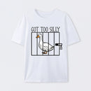 Silly Goose Behind Bars Got Too Silly T-Shirt
