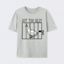 Silly Goose Behind Bars Got Too Silly T-Shirt