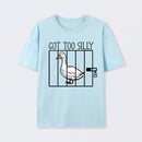 Silly Goose Behind Bars Got Too Silly T-Shirt