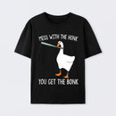 Goose Animal Mess With The Honk You Get The Bonk T-Shirt