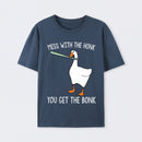Goose Animal Mess With The Honk You Get The Bonk T-Shirt