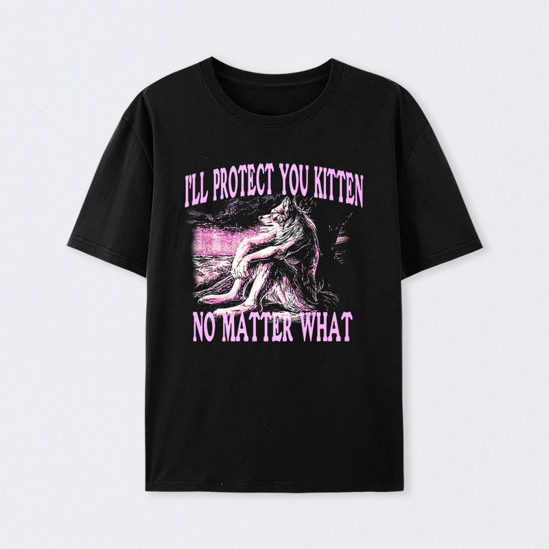 Wolf Ripping Shirt Meme Funny T-Shirt