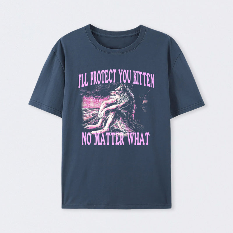 Wolf Ripping Shirt Meme Funny T-Shirt