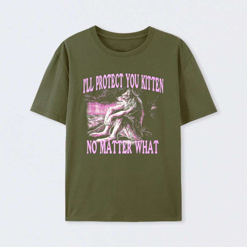 Wolf Ripping Shirt Meme Funny T-Shirt