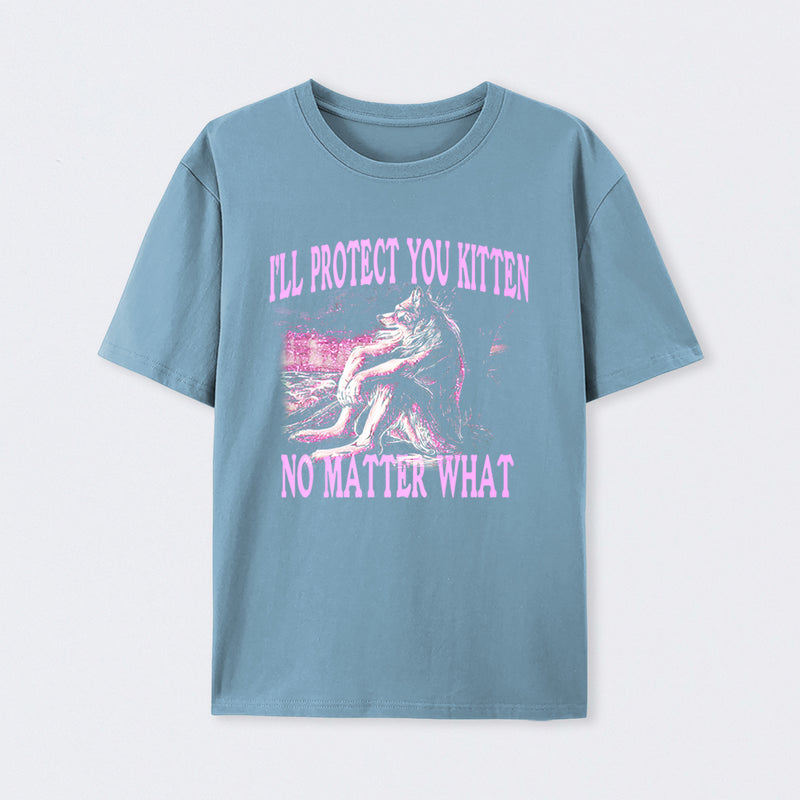 Wolf Ripping Shirt Meme Funny T-Shirt
