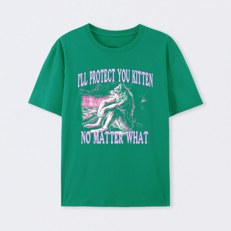Wolf Ripping Shirt Meme Funny T-Shirt
