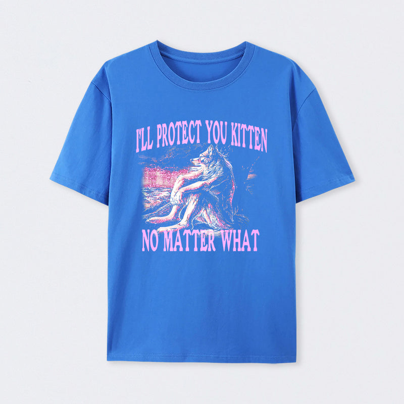 Wolf Ripping Shirt Meme Funny T-Shirt
